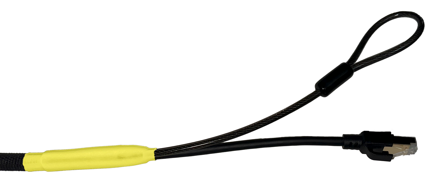 Single Lock (w/Loop) Cat 8 Security Cable