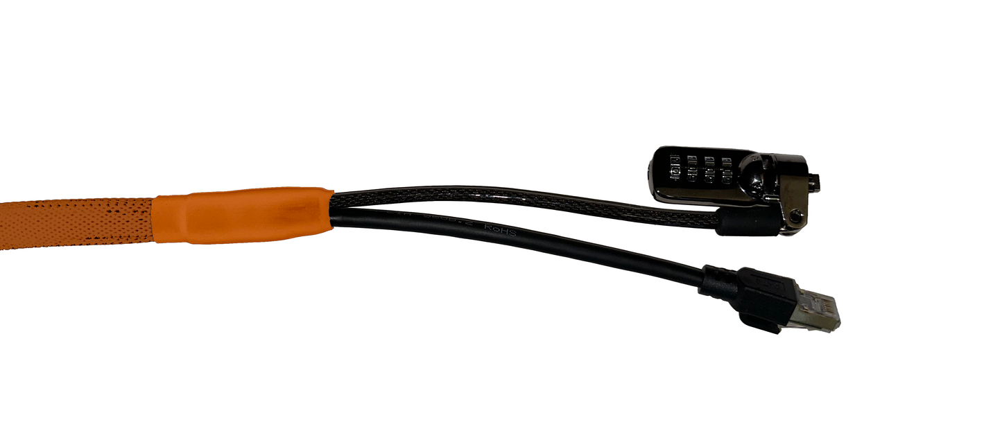 Standard Cat 8 Security Cable (Orange)