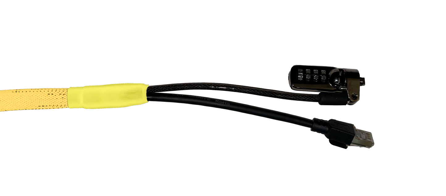 Standard Cat 8 Security Cable (Yellow)