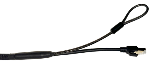 Single Lock (w/Loop) Cat 8 Security Cable