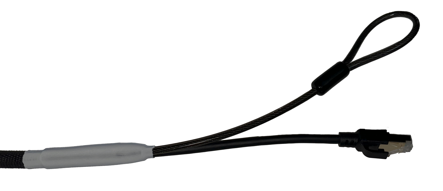 Single Lock (w/Loop) Cat 8 Security Cable