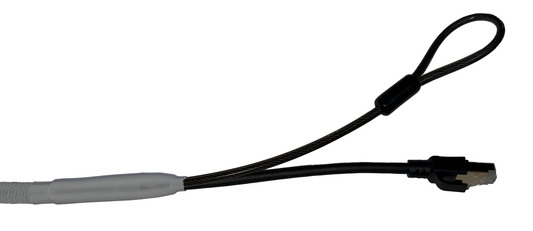 Single Lock (w/Loop) Cat 8 Security Cable (Gray)