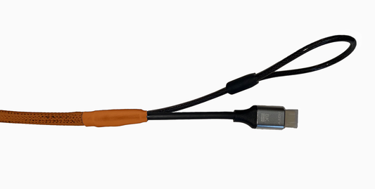 Single Lock (w/Loop) HDMI Security Cable (Orange)
