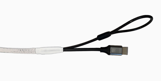 Single Lock (w/Loop) HDMI Security Cable (White)